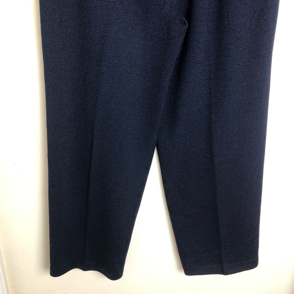 St. John Basic Navy Blue Knit Pants - image 4